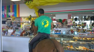 Colazione al bar con il cavallo a Perugia